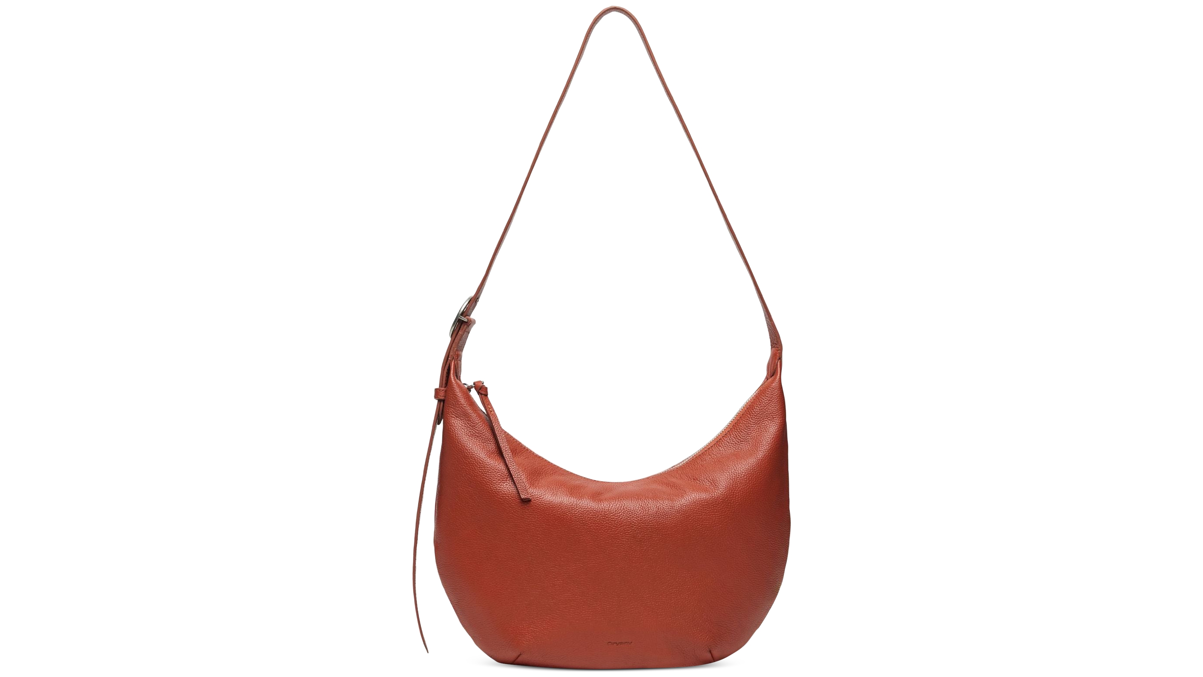orYANY Crescent Medium Hobo Leather Shoulder Handbag