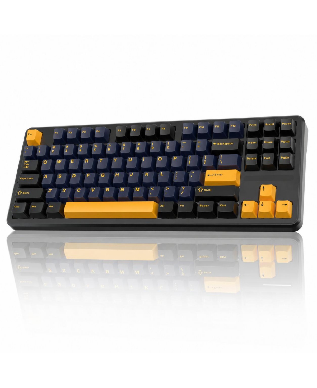 Lofree Wireless Mechanical Tkl Gaming Keyboard 87 Keys Hot-Swappable Programmable for Pc, Ps, Xbox, Switch - Cool black
