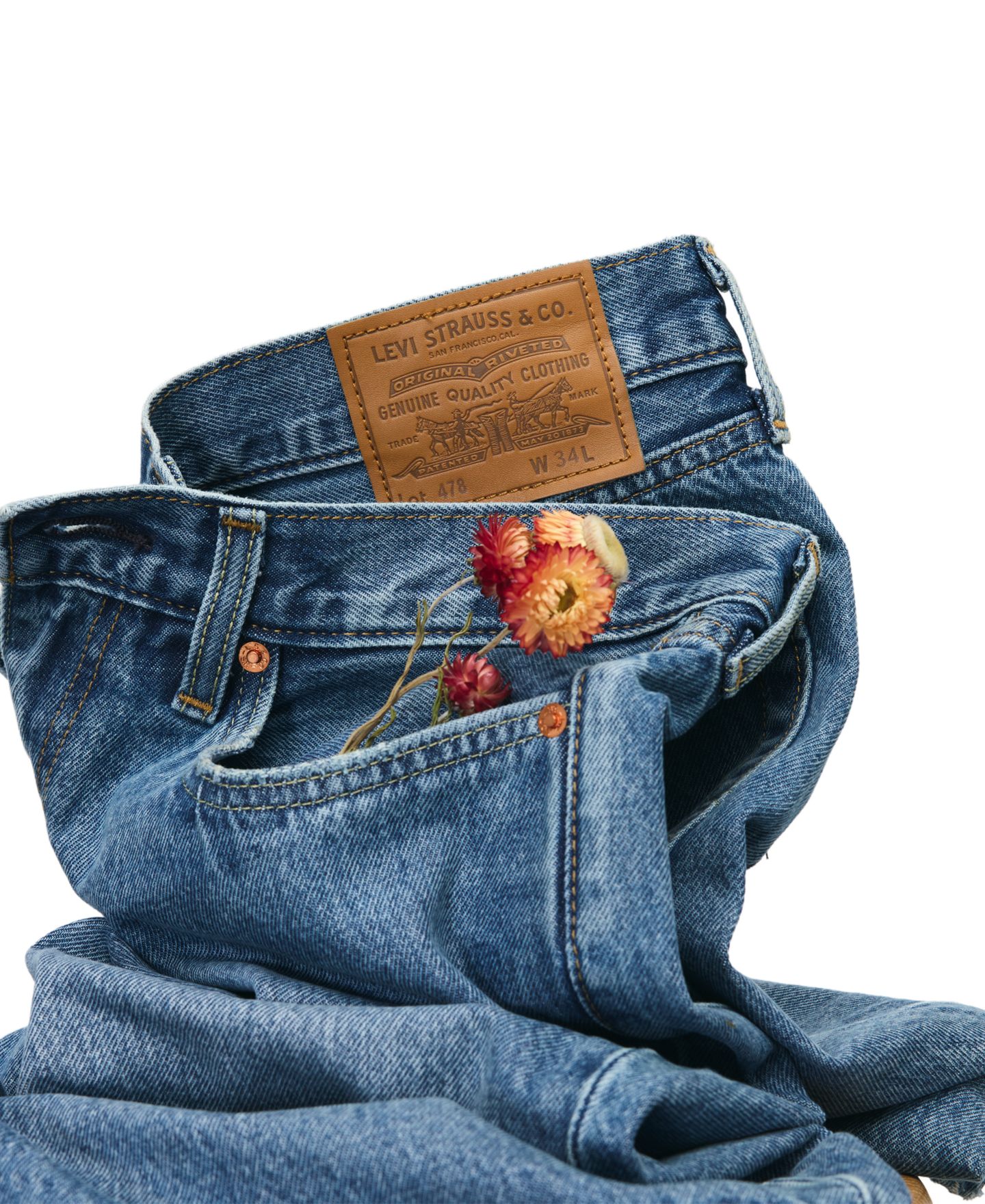 Мужские шорты Levi's 478 My Frequency Low-Rise Baggy Denim Shorts, 12" Inseam — фото 5