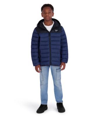 Big Boys' XS-XL Hooded Packable Jacket
