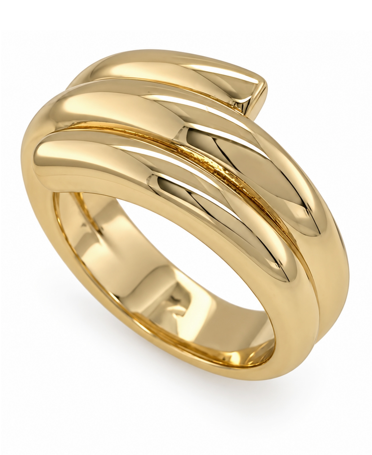 And Now This Silver Plated or 18k Gold Brass Coil Ring