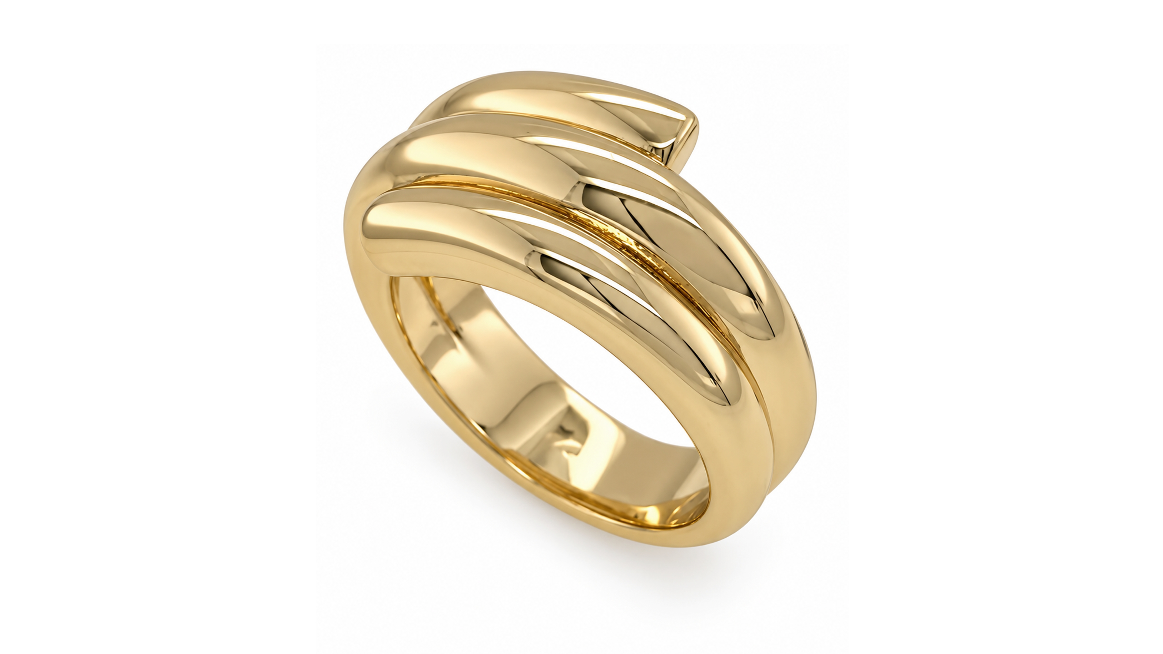 And Now This Silver Plated or 18k Gold Brass Coil Ring