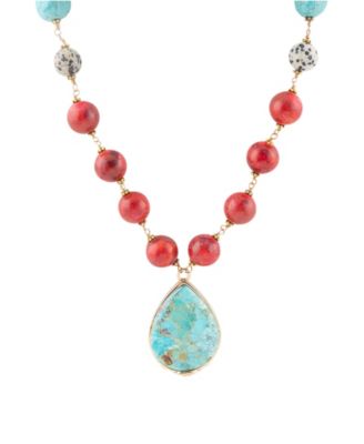 Multi-Stone Pendant Necklace