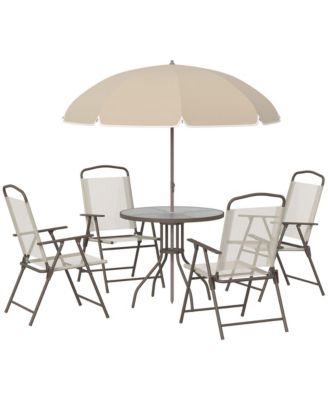 Outdoor Chair, Folding Design, Umbrella for Camping, Travel and Outdoor Activities