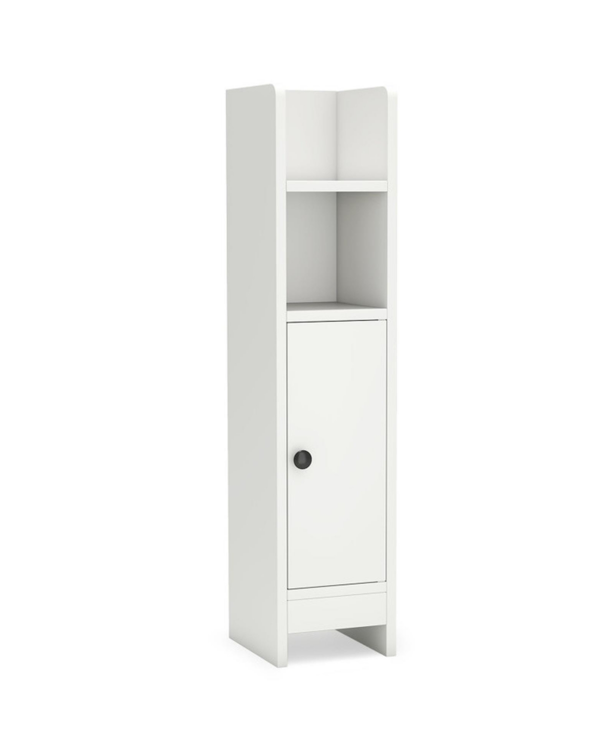 Hongge Slim Corner Bathroom Floor Cabinet for Very Narrow Gaps
