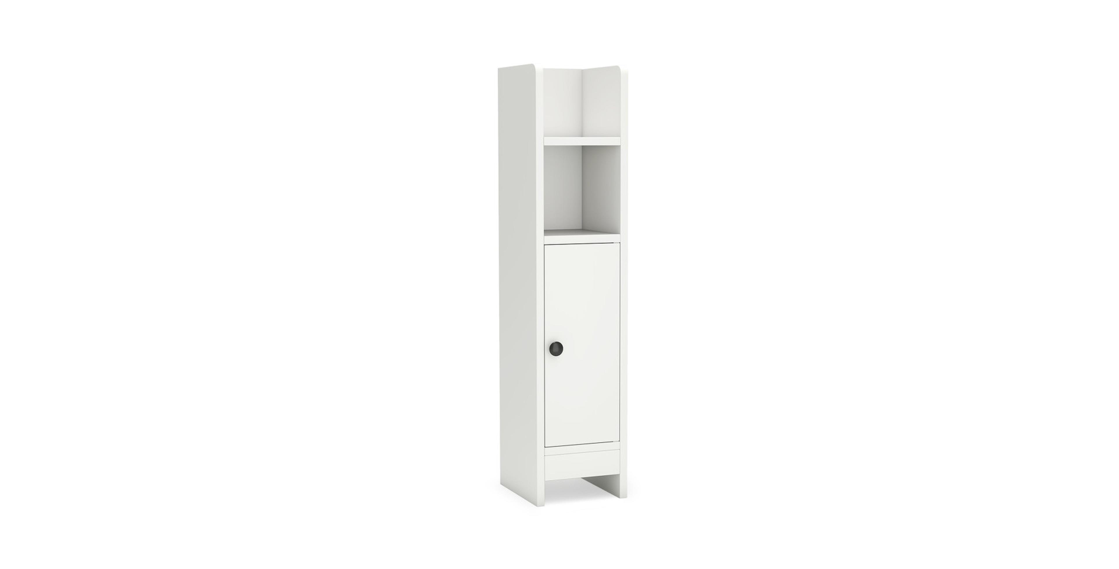 Hongge Slim Corner Bathroom Floor Cabinet for Very Narrow Gaps