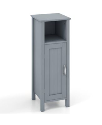 12 in Bathroom Storage Organizer with Open Cube and 2-Tier Cabinet