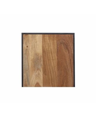 Manzanita Live Edge Solid Acacia Wood End Table