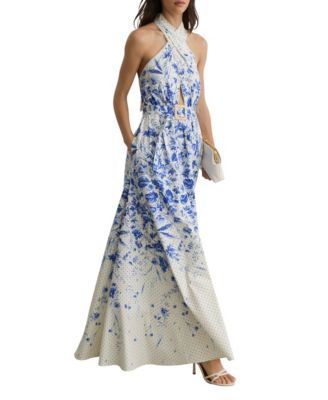 Women's Amaya Open-Back Halter Dress