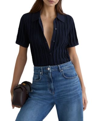 Women's Audrey Ribbed Polo Shirt