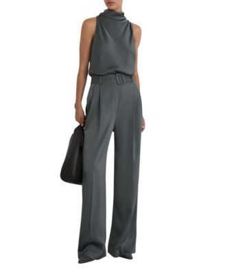 Petite Erica Sleeveless Wide-Leg Jumpsuit