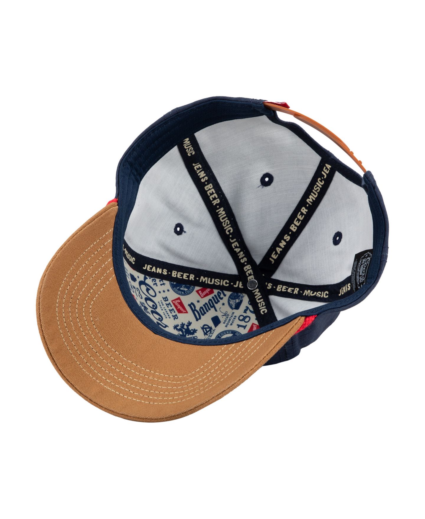 Мужская кепка Wrangler Classic Snapback, цвет: Тёмно-синий — фото 4