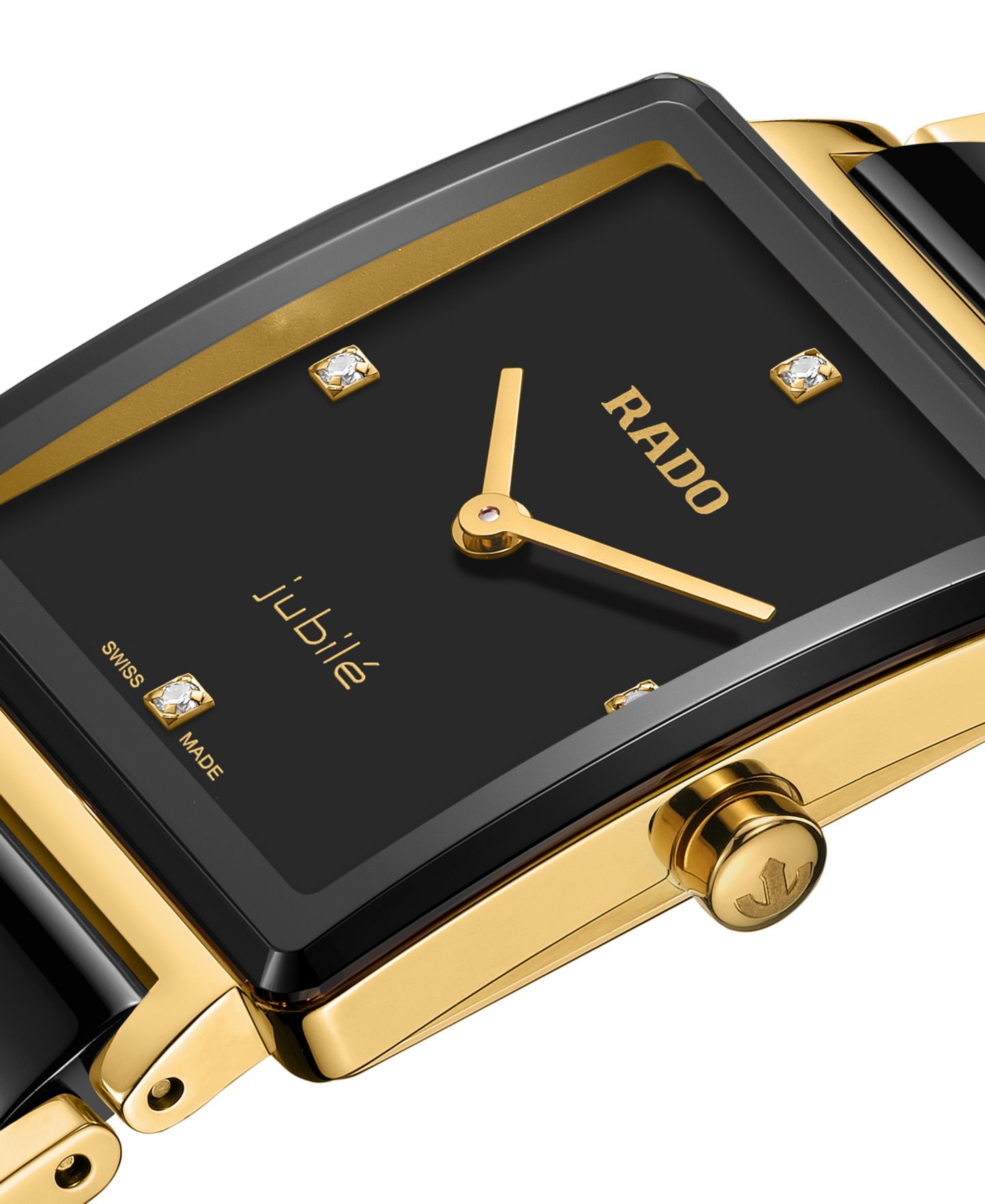 Женские часы Rado Swiss Quartz Integral Two-Tone Ceramic and Stainless Steel Watch 23mm — фото 2