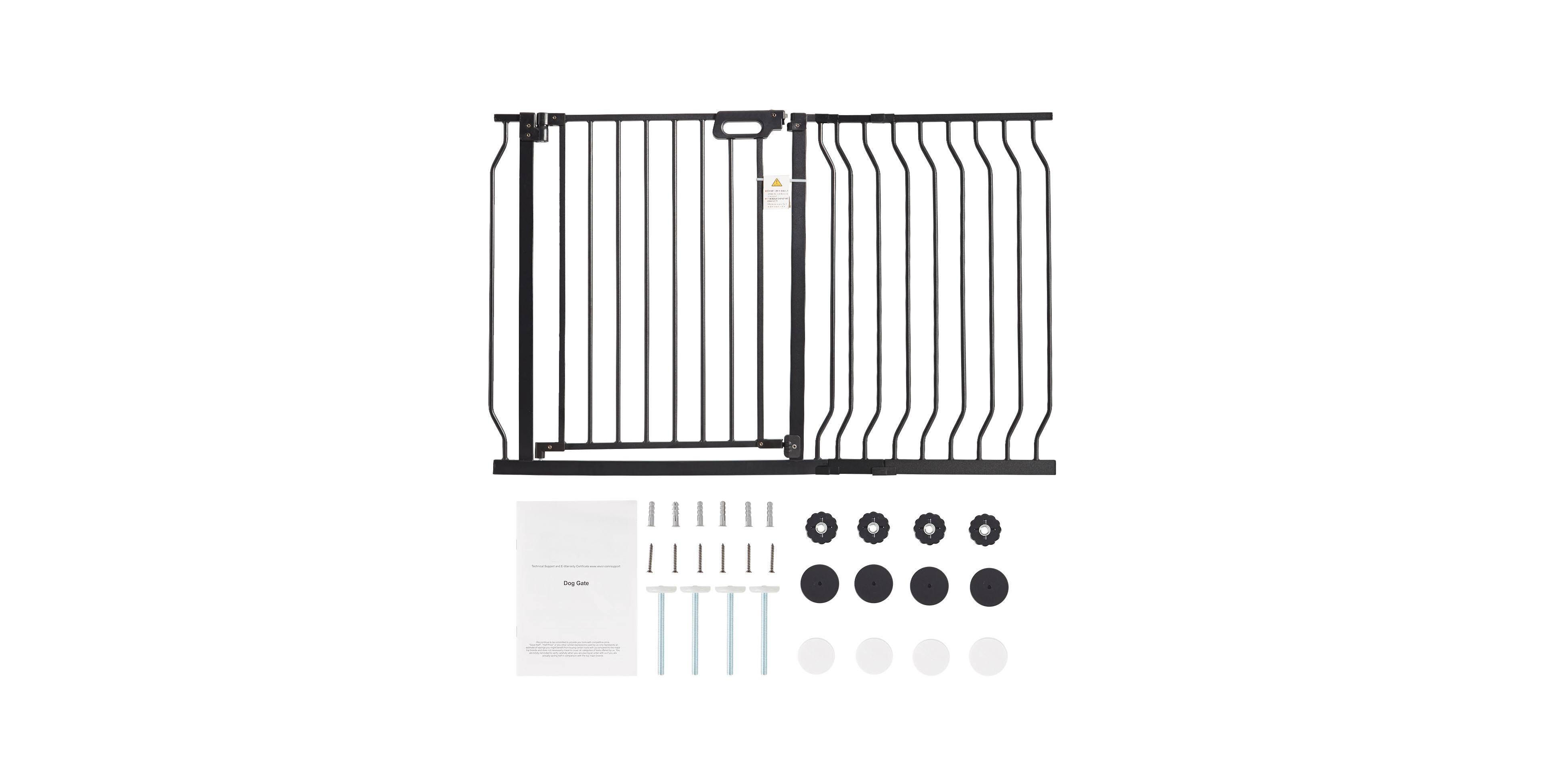Gouun 29.5-46.4" Auto-Close Walk-Through Adjustable Baby Gate