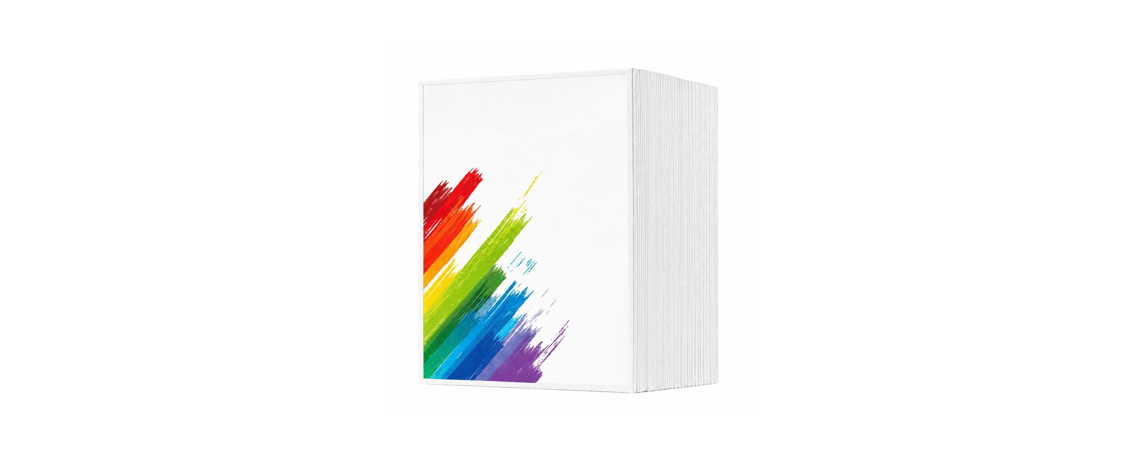 Lowking 48 Pack Canvas Painting Panels for Art Projects Practice and Crafts