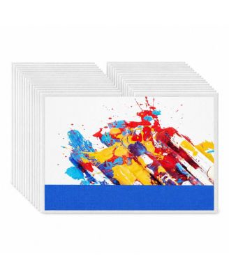 Bulk Blank Painting Canvases Cotton Surface Pre Primed Sturdy Backing for Beginners Kids