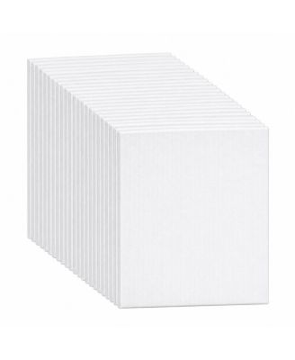 48 Pack Blank Canvas Bulk Set For Artists Crafters And Art Projects