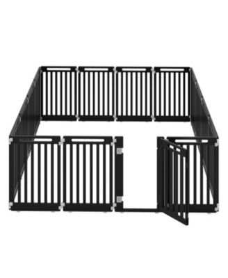 31.5in Height Indoor Outdoor Dog Playpen with 16 Panels