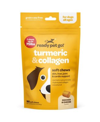 Turmeric Soft Chews for Dogs | Turmeric, Collagen and Coconut Oil | 90 Chews