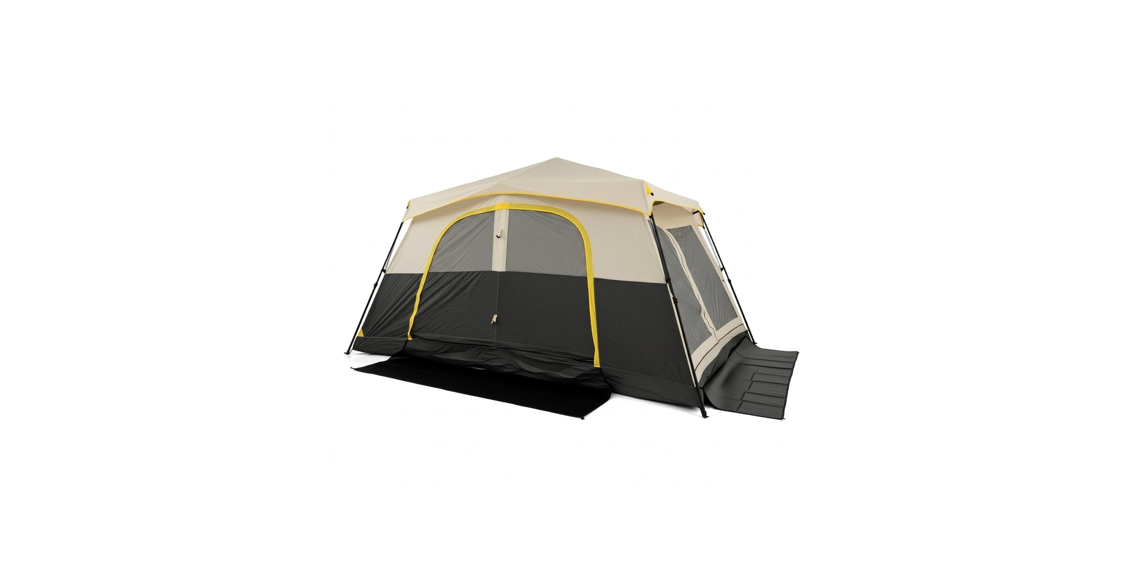 Sugift 10 Person Instant Cabin Camping Tent with Rainfly 13 feet x 9 feet Portable Large Family Tent