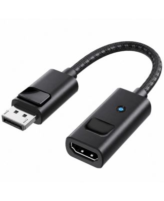 8K DisplayPort 1.4 to HDMI 2.1 Unidirectional 4K 120Hz Adapter for 8K/4K HDMI Displays