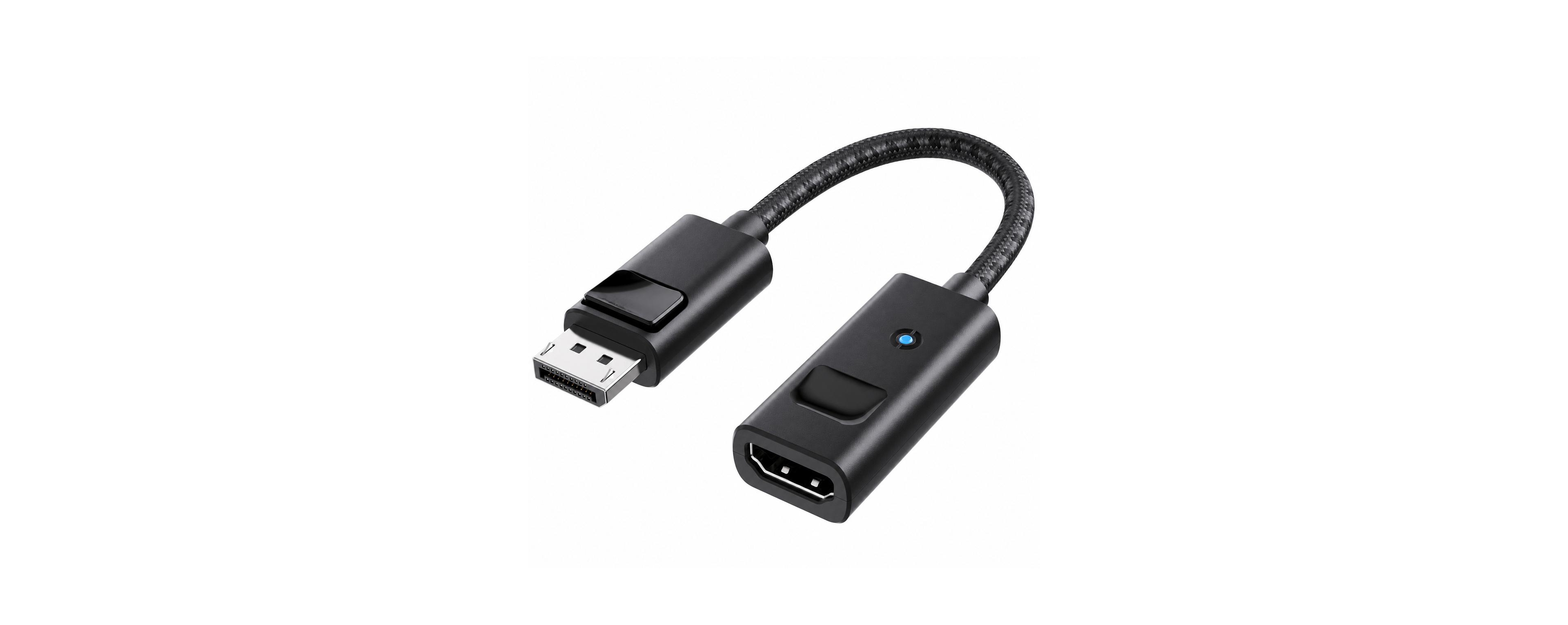 Lofree 8K DisplayPort 1.4 to Hdmi 2.1 Unidirectional 4K 120Hz Adapter for 8K/4K Hdmi Displays