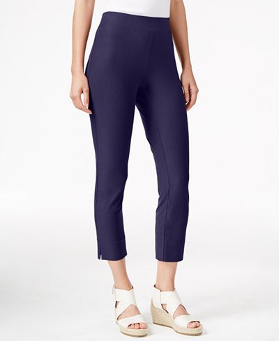 Eileen Fisher Washable Crepe Cropped Pants, A Macy's Exclusive