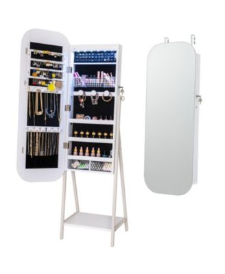 3-Way Mount Jewelry Cabinet with Full-Length Mirror