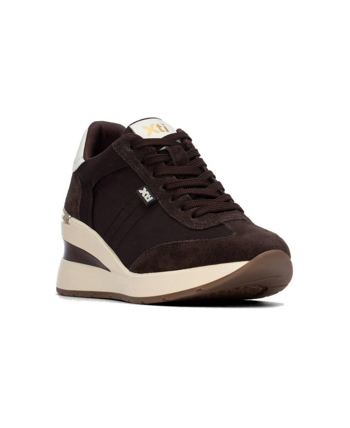 Xti Women's Wedge Platform Sneakers - Brown