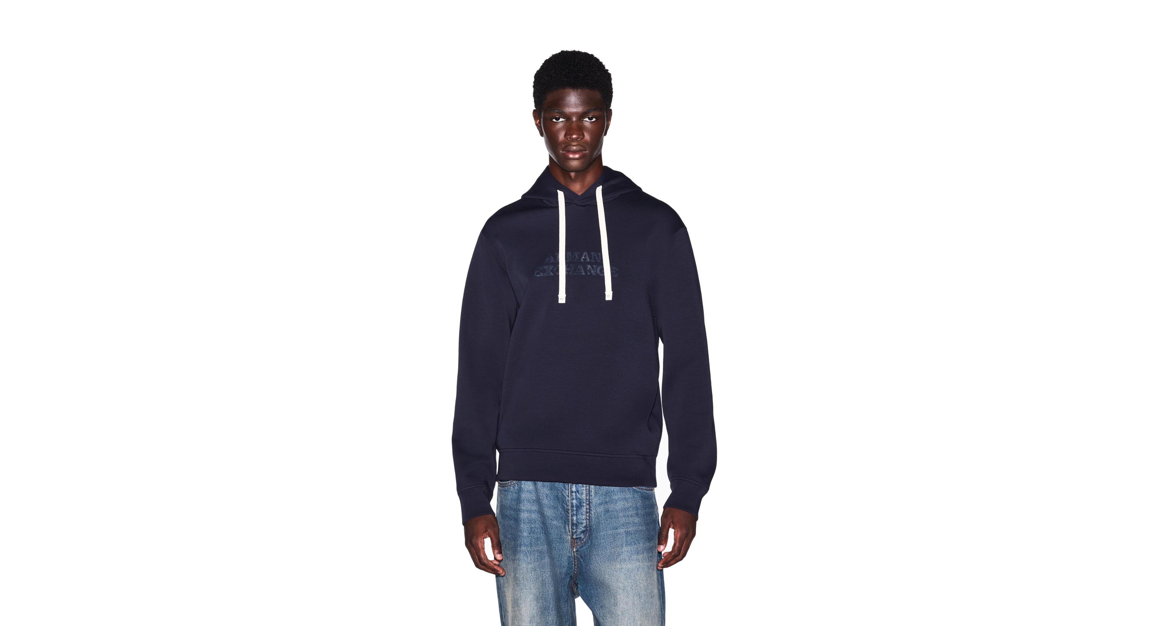 A|X Armani Exchange Men's Milan Ny Logo Graphic Hoodie