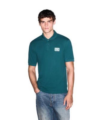 Men's Black & Gold Logo Polo Shirt