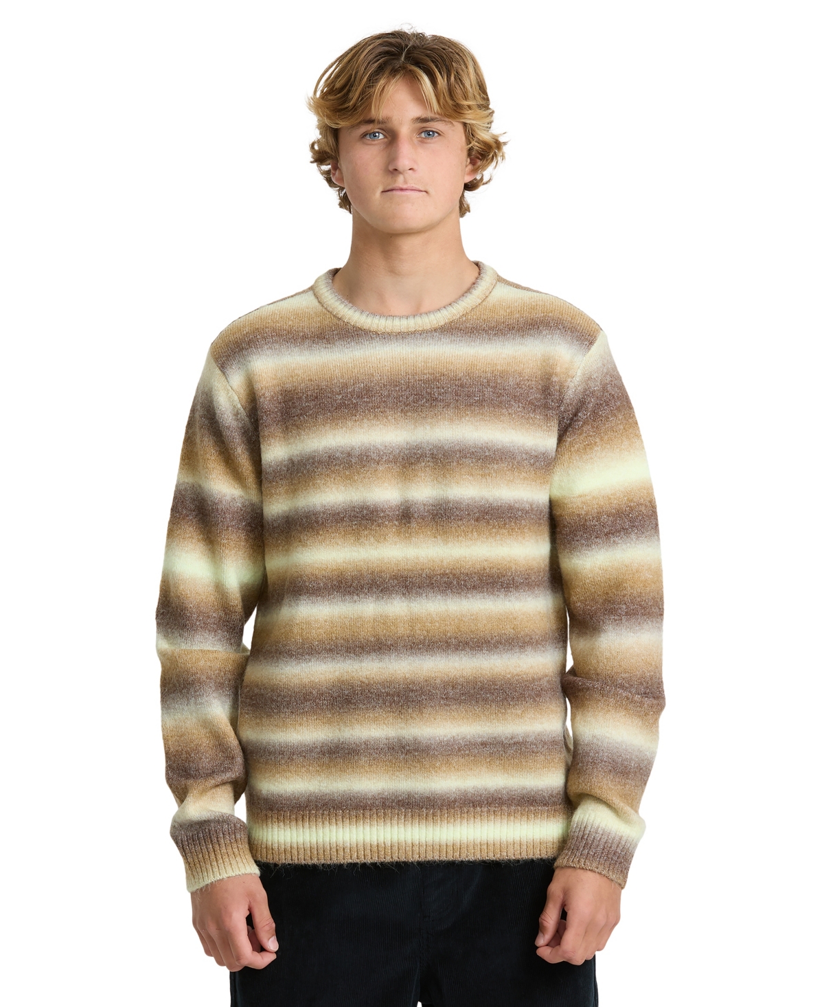 Quiksilver Men's Gradient Stripe Crewneck Sweater