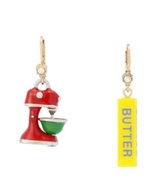 Glass Crystal Chandelier Mismatched Earrings
