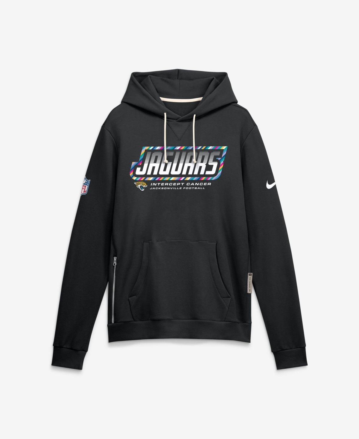 Nike Men's Black Jacksonville Jaguars 2026 Nfl Cruical Catch Sideline Dri-Fit Pullover Hoodie - Black