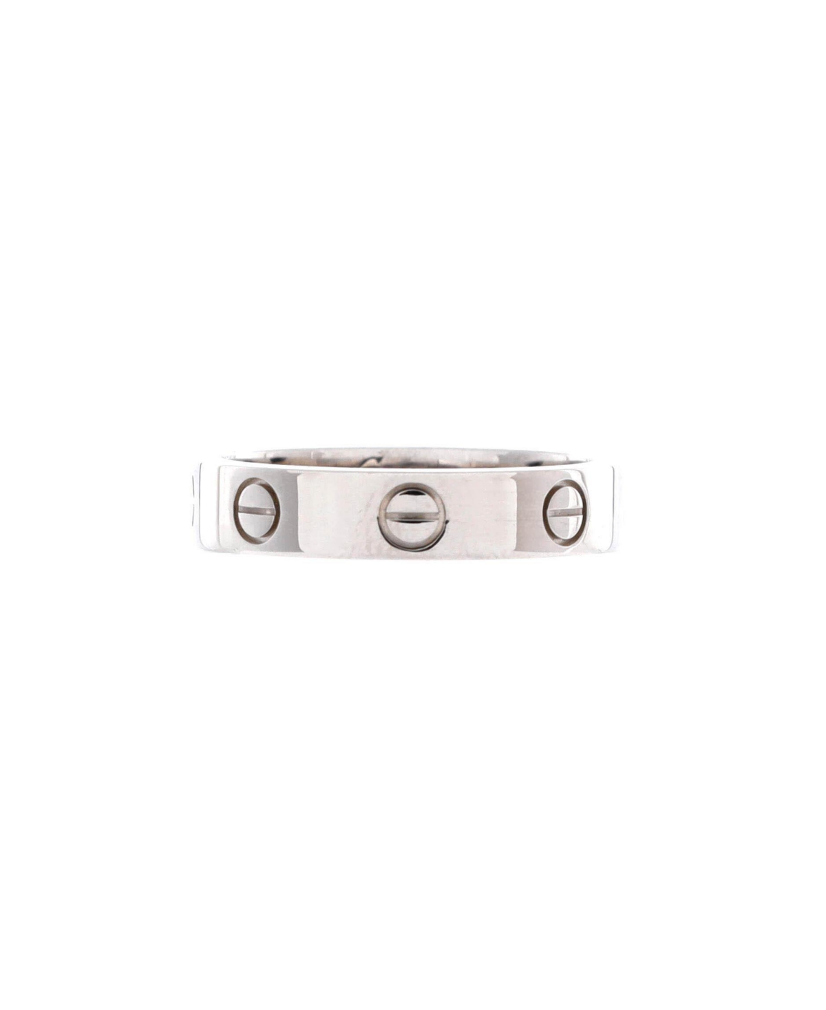 Pre-Owned Cartier Diamond Love Wedding Band (0.02 ct. t.w.) in 18K White Gold - 18k white gold