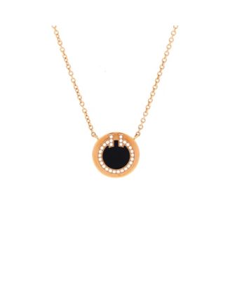 Pre-Owned Tiffany and Co T Circle Pendant Necklace
