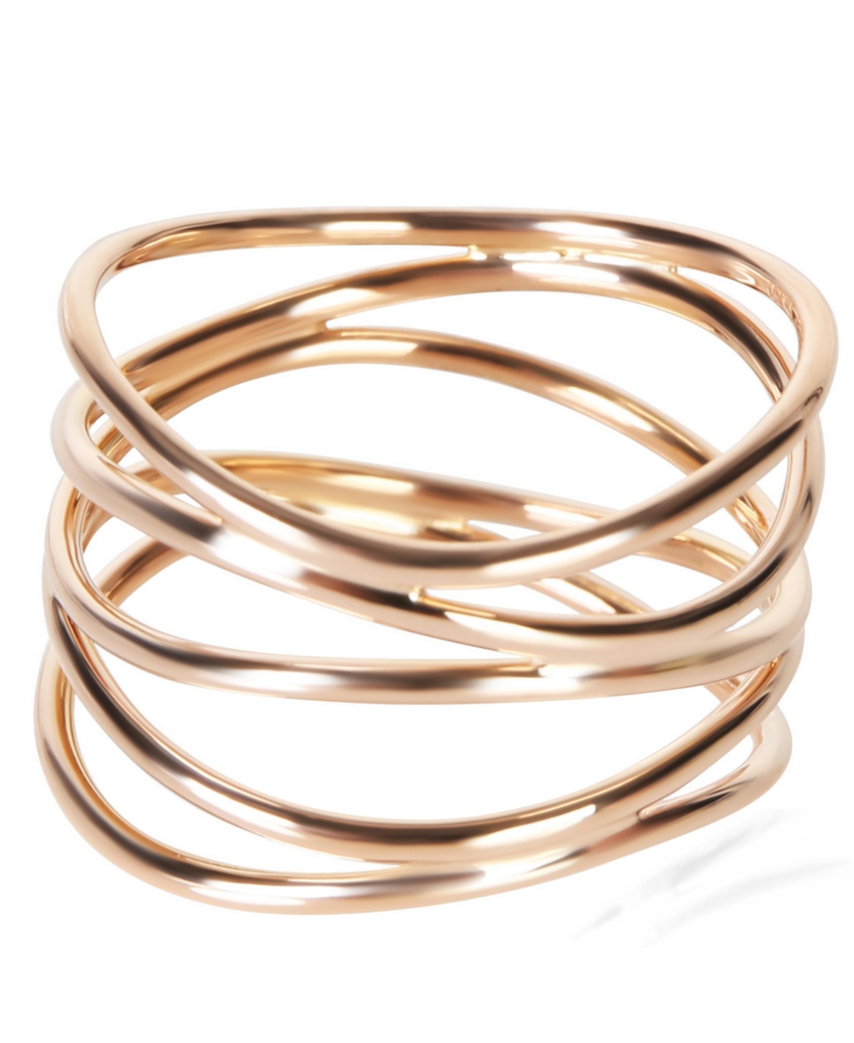 Pre-Owned Tiffany & Co Rose Gold Elsa Peretti Wave Ring - Rose gold