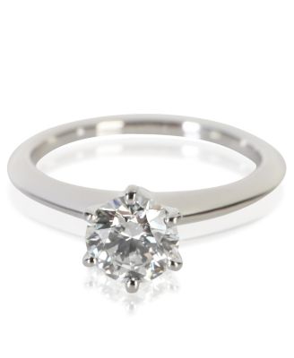 Round Brilliant Diamond Solitaire Engagement Ring (0.92 ct. t.w.) in Platinum