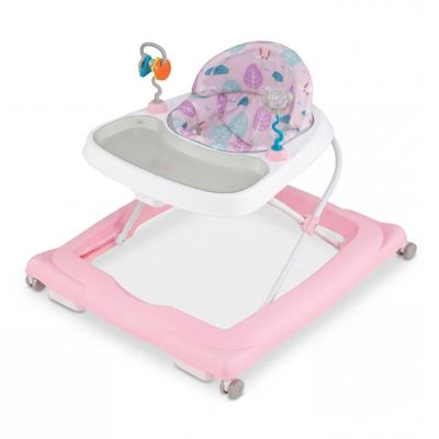 Foldable Adjustable Height Baby Activity Center with Detachable Feeding Tray