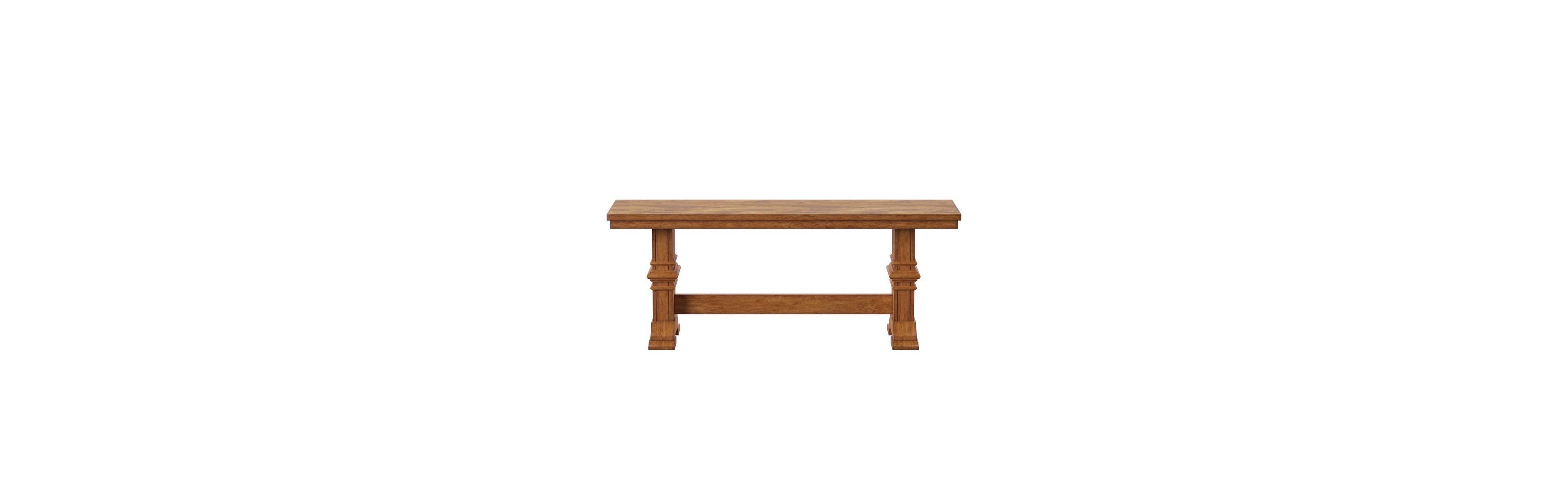 iNSPIRE Q Lea Dining Bench With Trestle Leg