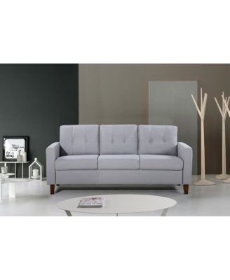 Tufted Piped Trim Accent Chair