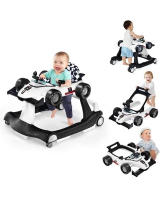 Toddler 4-in-1 Foldable Activity Push Walker with Adjustable Height
