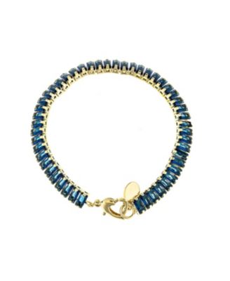 Cubic Zirconia Rectangle Tennis Bracelet