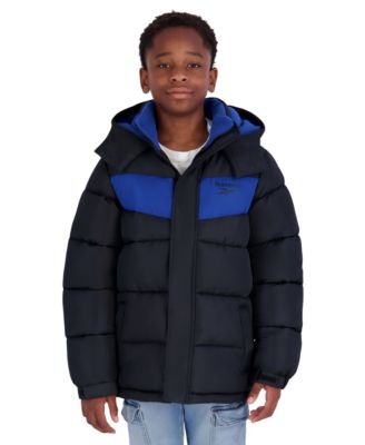 Boys' XS-XL Hooded Heavyweight Puffer Jacket