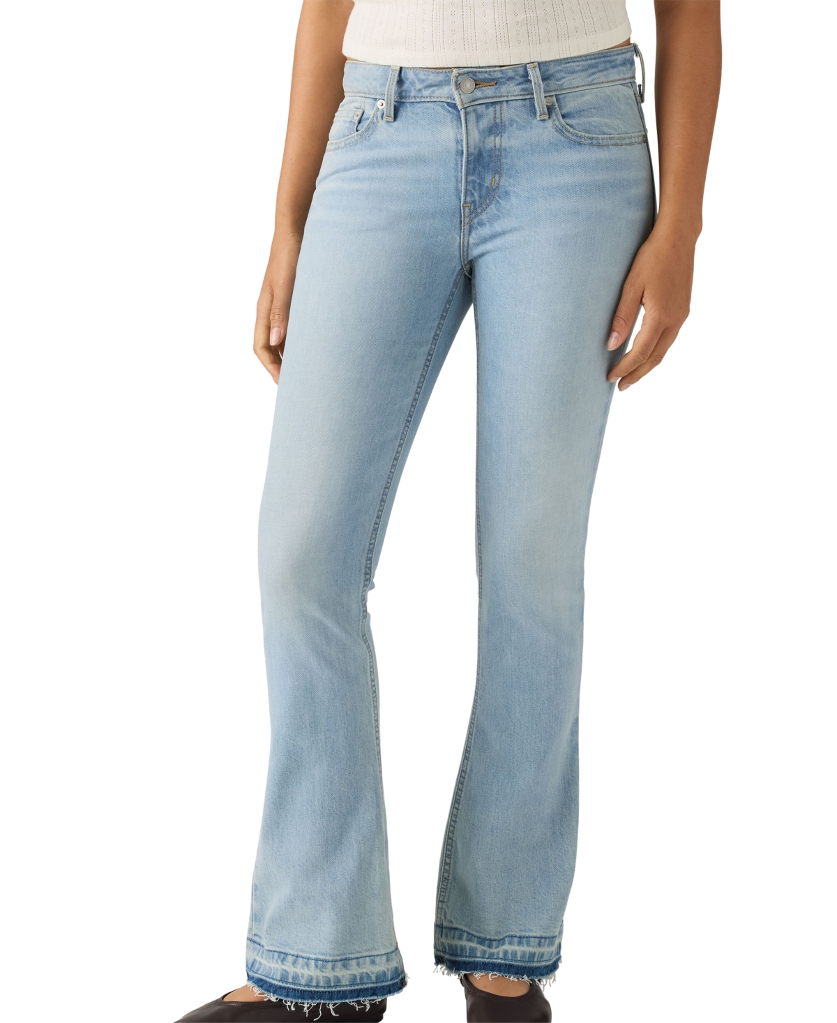 Levi's Women's Low Slim Boot Light-Wash Jeans - Blue Shuttle