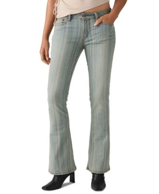 Women's Low Slim Boot Light-Wash Jeans
