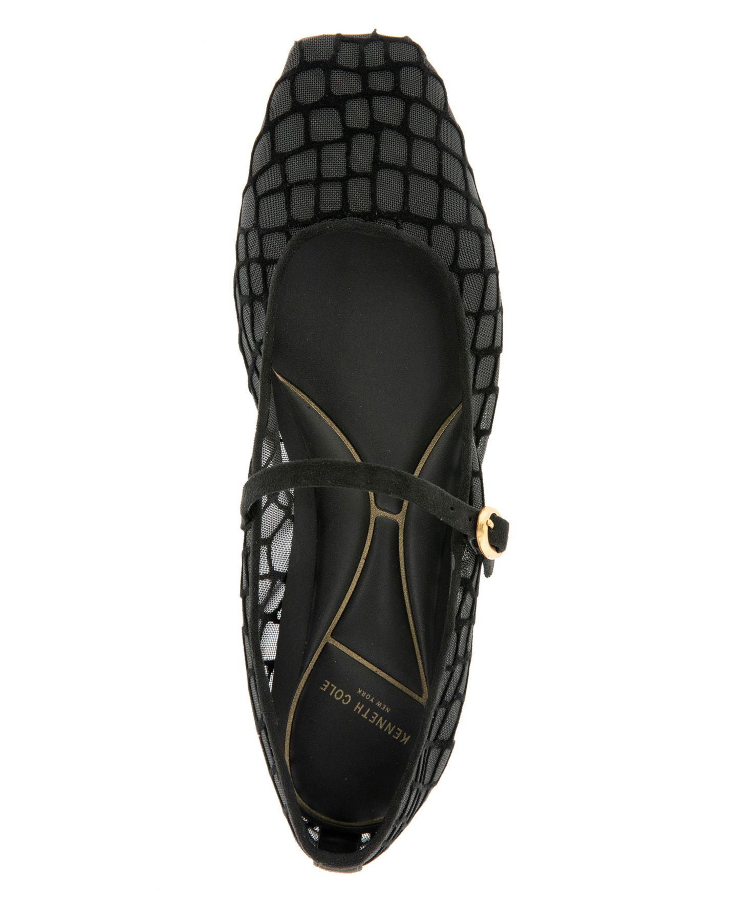 Женские балетки Мэри Джейн Kenneth Cole New York Jasper, цвет: Чёрный кожаный — фото 7