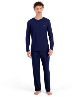 Men's Long-Sleeve Modal Crewneck & Pajama Pant, 2-Piece Set