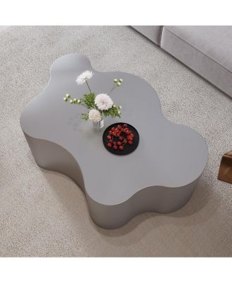 39.4" Luxury Stainless Steel Coffee Table Center Table for Living Room
