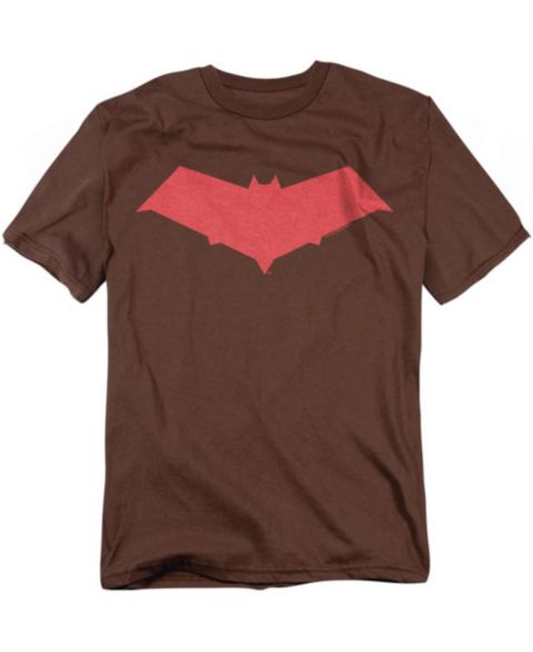 Мужская футболка Batman Big & Tall Red Hood Graphic Crewneck, цвет: Кофейный
